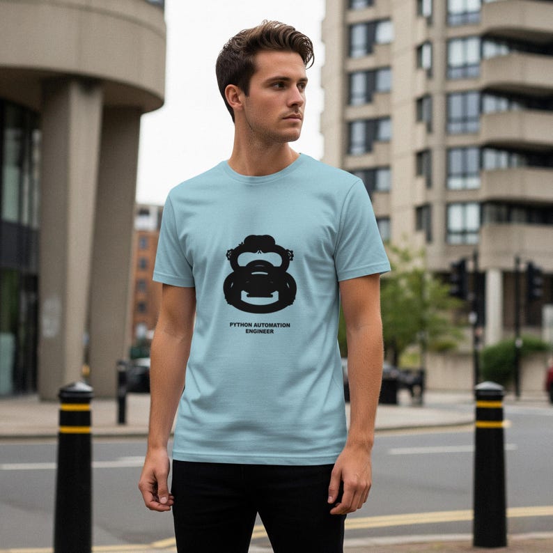 Camiseta de Ingeniero/Programador de Automatización Python / Camiseta de Codificación / Regalo para Desarrolladores / Ropa Tecnológica imagen 3
