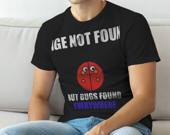 Seite nicht gefunden (404) / Entwickler-T-Shirt / Programmiererhumor / Geschenk für Programmierer