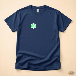 JavaScript Made Me Do It / Web Developer / Hacker Coder T-Shirt afbeelding 4