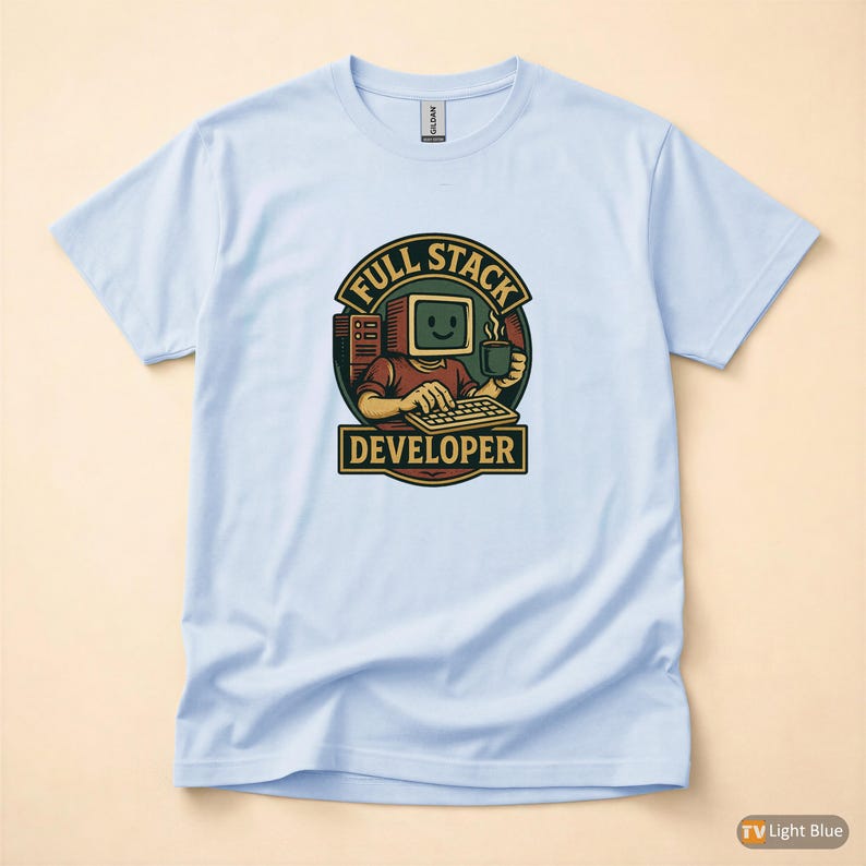 フルスタック開発者／プログラマー向けTシャツ／コーディングユーモア／テクノロジーギフト 画像 9