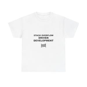 Desarrollo impulsado por Stack Overflow / Camiseta de programador / Camiseta de codificación / Regalo para desarrolladores / Ropa para geeks imagen 2