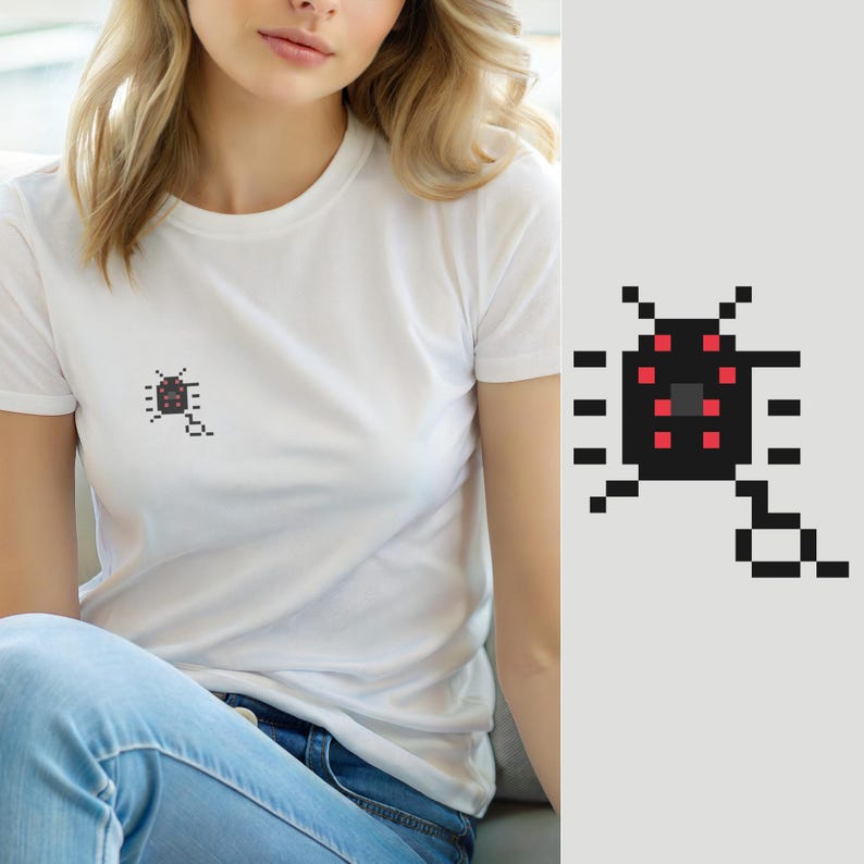 Python Debugger / Developer T-Shirt / Programmer Retro Icon / Coder Gift image 1