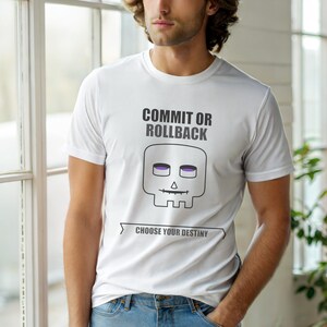 Commit ou Rollback / Développeur SQL / Administrateur de base de données / T-shirt humoristique pour programmeurs image 6