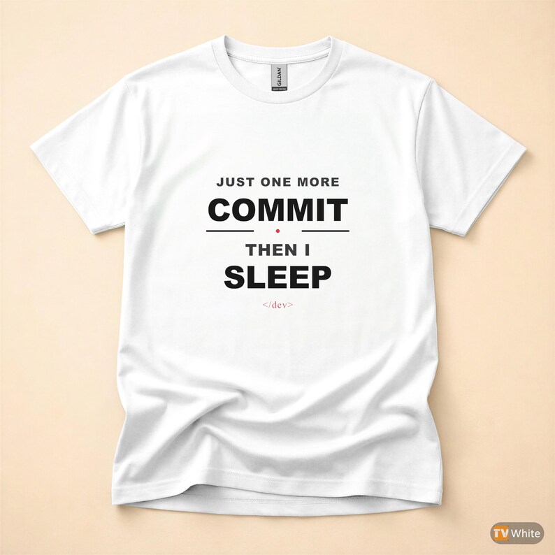 Un altro commit / Maglietta da sviluppatore / Umorismo Git per programmatori / Abbigliamento per coder immagine 7