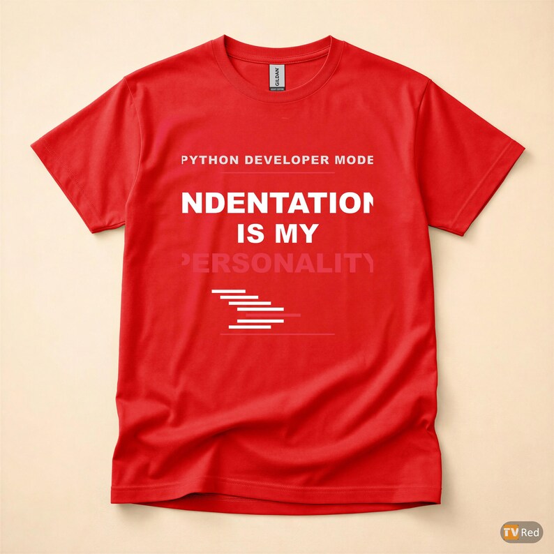Python Developer Fashion / Bold Typography / Programmer T-Shirt / Coder Tee image 5