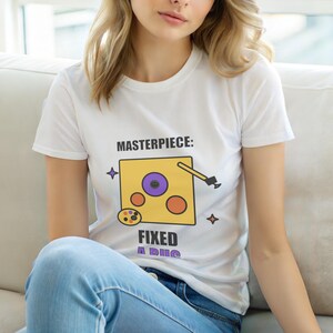 T-shirt med humor för konstnär/programmerare/utvecklare för Commit Message bild 6