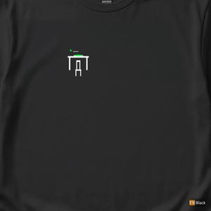 Mesa para uno / Desarrollador SQL / Logotipo de hacker minimalista / Camiseta de programador