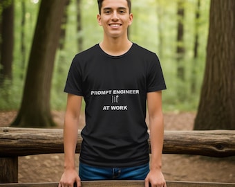 T-shirt « Ingénieur au travail » / Développeur / T-shirt de codage / Cadeau pour programmeur / Vêtements techniques