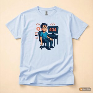 Error 404 Sleep Dependency Missing / HTTP Error Shirt / 404 Programmer Tee / Web Developer Gift / Funny Error Code Shirt afbeelding 9