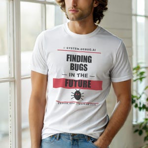 AI-felsökare / utvecklare-t-shirt / programmerare kodare-t-shirt / teknikhumor