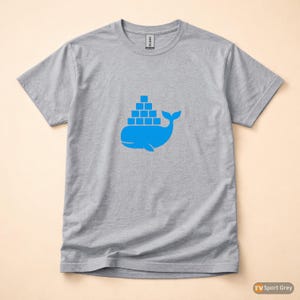 Docker-/Container-/DevOps-/Programmierer-/Entwickler-/Coder-T-Shirt Bild 8