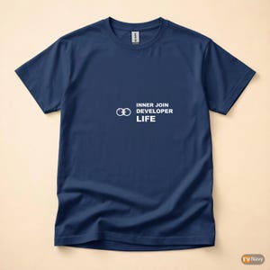 Camiseta INNER JOIN Developer Life / Camiseta de Programador / Camiseta de Codificação / Presente para Engenheiro de Software / Roupa Geek imagem 5