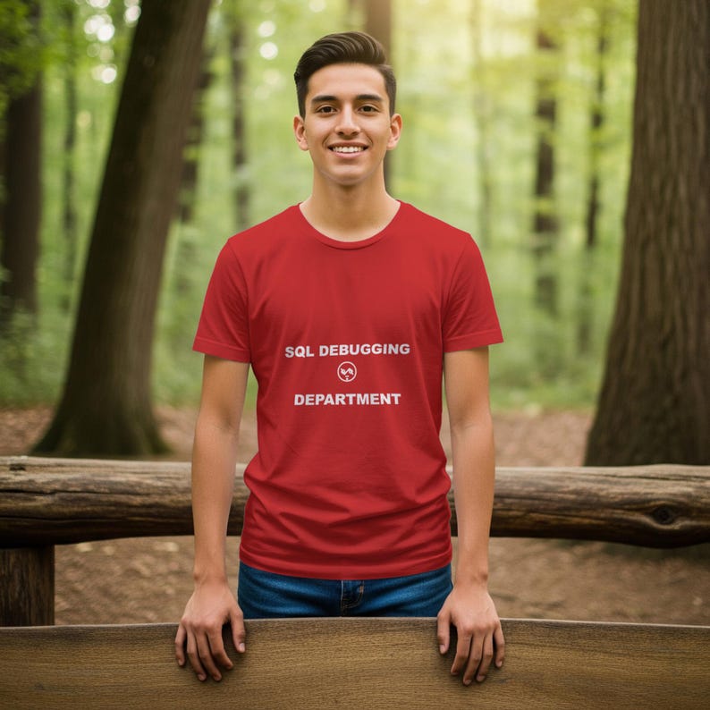 SQL Debugging Department / Programmer Shirt / Coding Tee / Developer Gift / Geek Apparel afbeelding 5