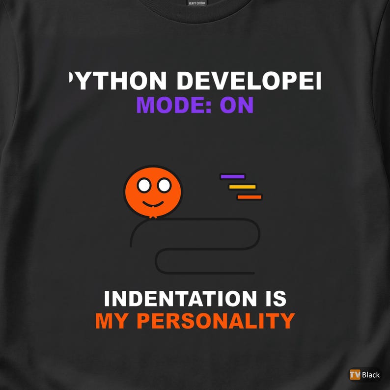 Python Developer Fashion / Funny Programmer T-Shirt / Coding Humor Tee image 2