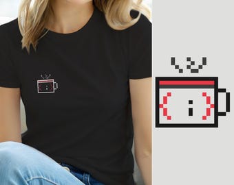 Programmer Fuel Coffee / Developer Retro Tee / Coding Humor T-Shirt