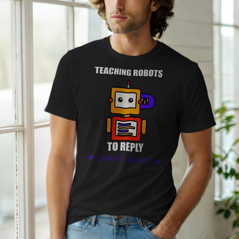Chatbot Builder / AI Developer / Programmer T-Shirt / Funny Coder Gift image 3