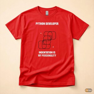 Python Developer Fashion / Programmer Humor / Coding T-Shirt / IT Gift image 5