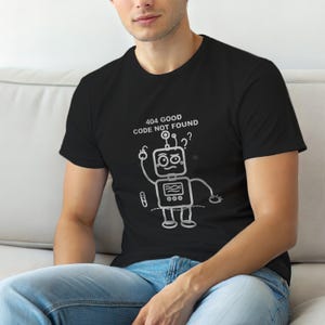 404 Guter Code nicht gefunden / HTTP-Fehler-Shirt / 404 Programmierer-T-Shirt / Geschenk für Webentwickler / Lustiges Fehlercode-Shirt