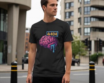 System Error 404 Brain Memory Leak / Programmer Shirt / Developer Tee / Coder Gift / Tech Humor Apparel