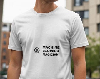 Camiseta de mago del aprendizaje automático / Camiseta de programador / Camiseta de codificación / Regalo para desarrolladores / Ropa tecnológica
