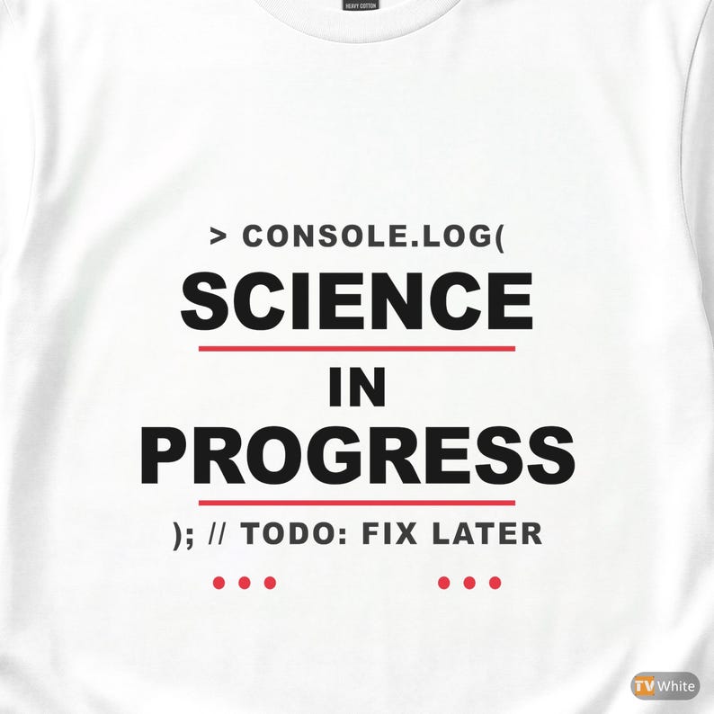 Alles protokollieren / JavaScript-Entwickler / Webentwickler-T-Shirt Bild 2