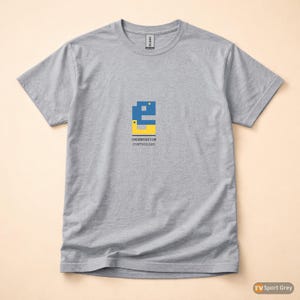 Python Powered / Programmer T-Shirt / Retro Developer Coder Tee image 8