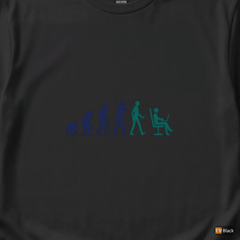 Camiseta para desarrolladores, programadores y técnicos en evolución. imagen 2