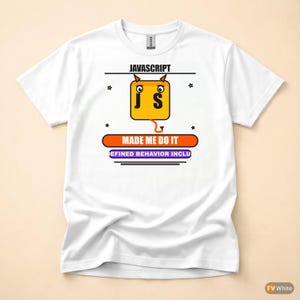 Camiseta "JavaScript Me Obrigou a Fazer Isso" / Desenvolvedor Web / Programador imagem 7
