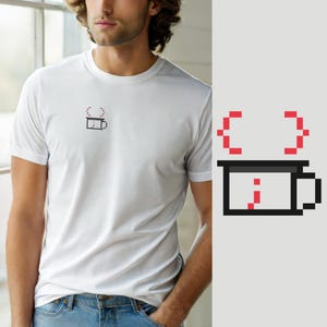 Caffeine And Syntax / Programmer Coffee / Developer Coder T-Shirt / Tech Humor