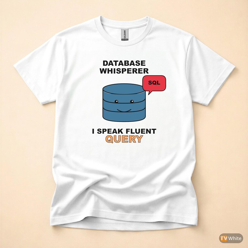 T-shirt « Expert en bases de données / Administrateur SQL / Développeur » image 7
