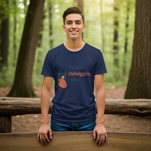 Camiseta da Equipe de Depuração Python / Camiseta para Desenvolvedores Python / Camiseta para Programadores Python / Presente para Pythonistas / Camiseta para Programadores Python imagem 4