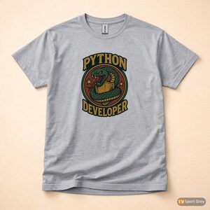 Camiseta para desarrolladores/programadores de Python / Regalo ideal para ingenieros de software imagen 8