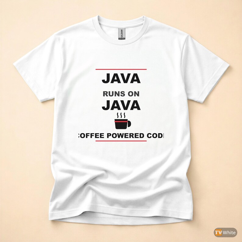 Java se ejecuta en Java / Humor sobre café para programadores / Camiseta para desarrolladores imagen 7