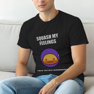 Camiseta "Aplasta mis sentimientos" / Humor para desarrolladores / Camiseta para programadores de Git