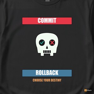 Commit Or Rollback / Développeur SQL / Administrateur de base de données / Programmeur Tee image 2