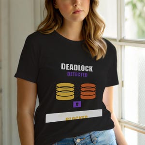 Deadlock Detected / SQL Developer / Database Admin Humor Tee