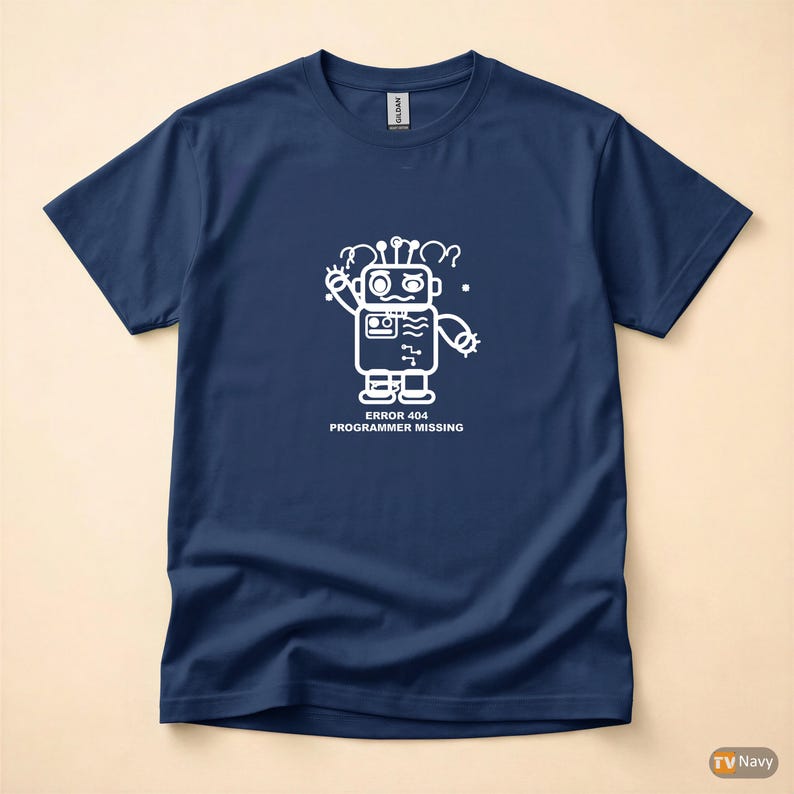 Error 404 Programmer Missing / Funny Error Code Shirt / 404 Programmer Tee / Web Developer Gift / HTTP Error Shirt image 4