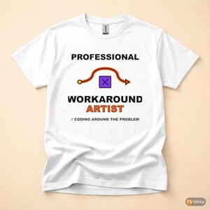 Problemumgehung durch Programmierung / Entwicklerprogrammierer / Lustiges Tech-Shirt Bild 7