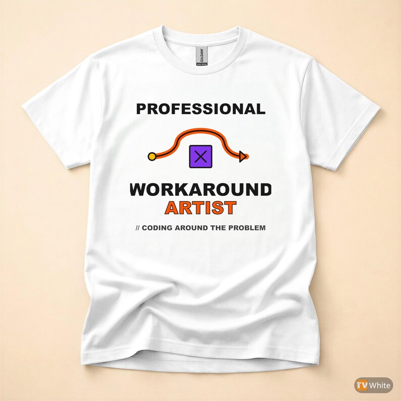 Problemumgehung durch Programmierung / Entwicklerprogrammierer / Lustiges Tech-Shirt Bild 7