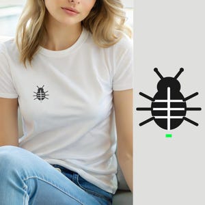 I Debug Therefore I Am / Programmer Shirt / Developer Hacker Tee / Minimal Logo