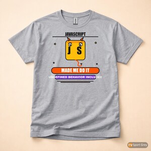 Camiseta "JavaScript Me Obrigou a Fazer Isso" / Desenvolvedor Web / Programador imagem 8