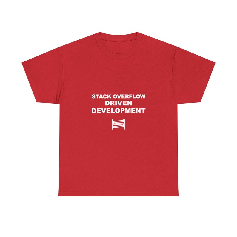 Desarrollo impulsado por Stack Overflow / Camiseta de programador / Camiseta de codificación / Regalo para desarrolladores / Ropa para geeks imagen 12