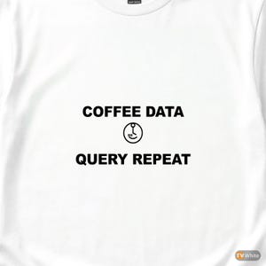 Coffee Data Query Repeat / Programmer Shirt / Developer Coder Tee / Caffeine Tech Gift afbeelding 2