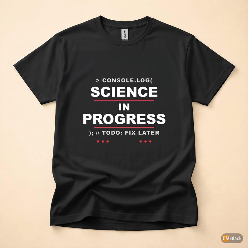 Alles protokollieren / JavaScript-Entwickler / Webentwickler-T-Shirt Bild 3