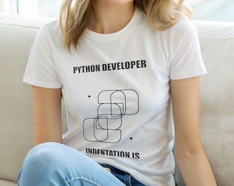 Mode für Python-Entwickler / Programmierer-Humor / Coding-T-Shirt / IT-Geschenk