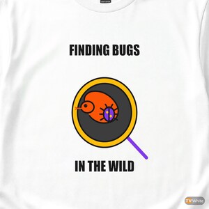 Python Debugger Cartoon / Developer T-Shirt / Programming Humor Tee image 2