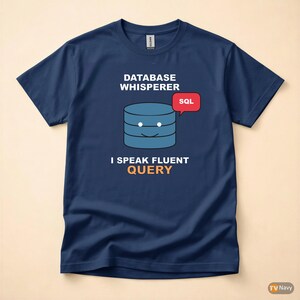 T-shirt « Expert en bases de données / Administrateur SQL / Développeur » image 4