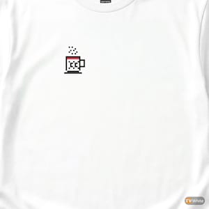 Camiseta con temática de aprendizaje automático, desarrollador retro, programador de IA y humor cafetero.