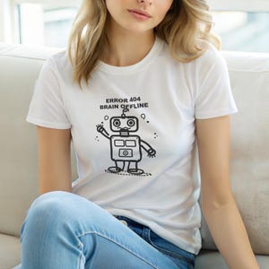 Fehler 404 – Offline-Modus / HTTP-Fehler-Shirt / 404-Programmierer-T-Shirt / Geschenk für Webentwickler / Lustiges Fehlercode-Shirt