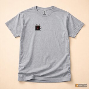 Java läuft auf Java / Programmiererhumor / Entwickler-Kaffee-T-Shirt / Retro-Symbol Bild 8